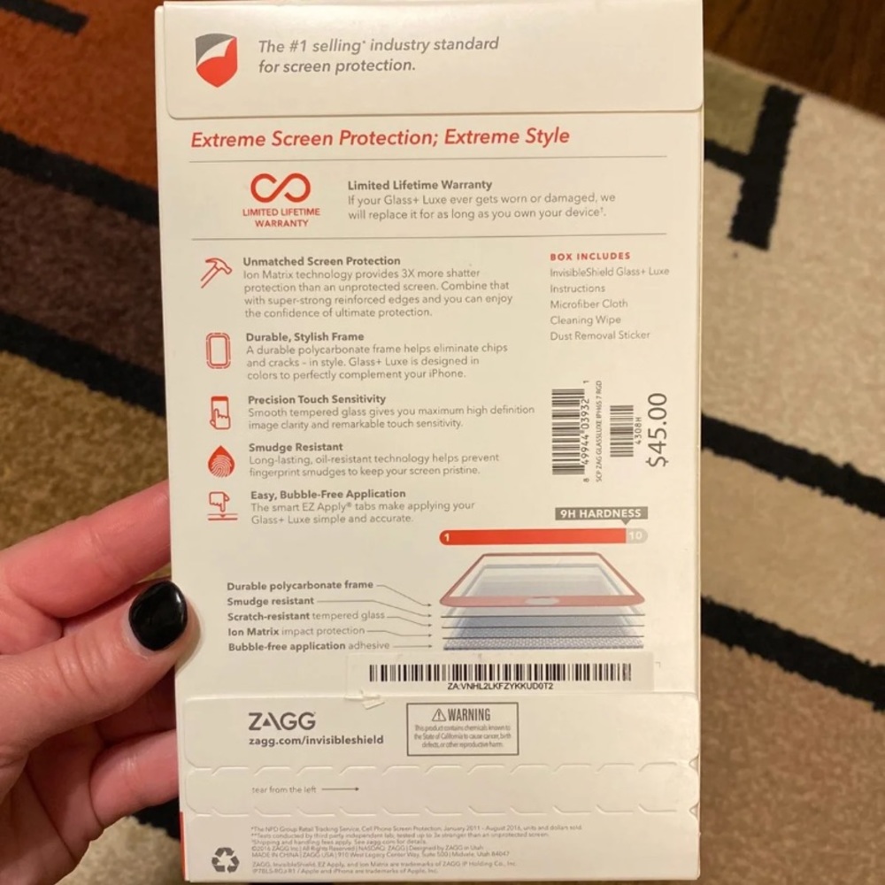 Zagg Glass Screen Protector - Picture 2 of 3